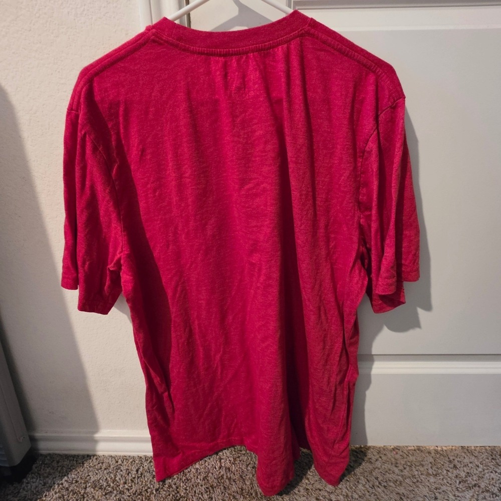 Cabela's Mens Red Graphic T-Shirt XL American Tradition Eagle Flag Patriotic - Picture 5 of 7